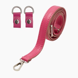 Ремінець з кліпсами ультратонкий Фуксія