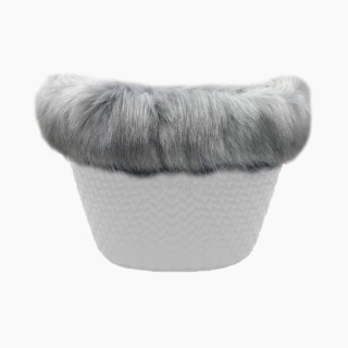 Манжет O bag knit лисиця Світло-сірий