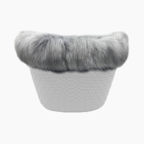 Манжет O bag knit лисиця Світло-сірий