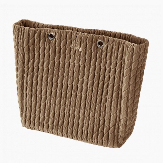 Корпус O bag market з текстурою "лінії" Кемел