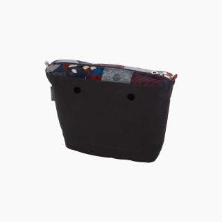 Підкладка O bag mini вельвет геометрія Бордо, Ріверсайд