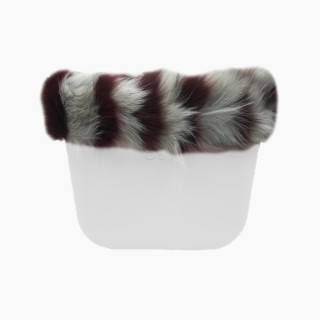 Манжет O bag mini двокольорова лисиця Червоно-бежевий