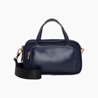 O bag Emoticon нейлон Темно-синя