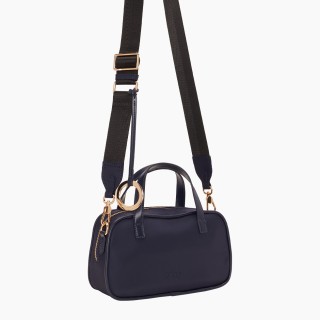 O bag Emoticon нейлон Темно-синя