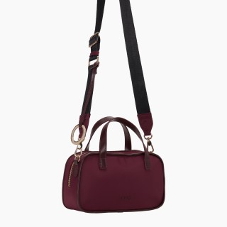 O bag Emoticon нейлон Бордо