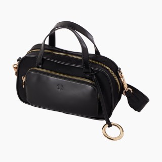 O bag Emoticon нейлон Чорна