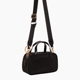 O bag Emoticon нейлон Чорна