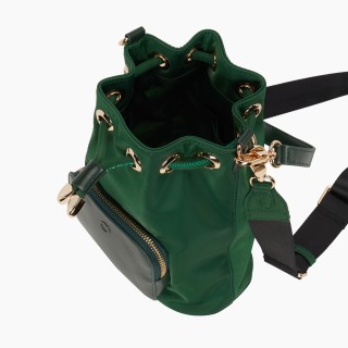 O bag Pom Pon нейлон Смарагд