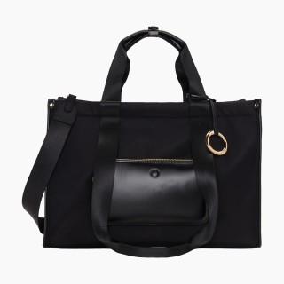 O bag Bon Ton нейлон Чорна