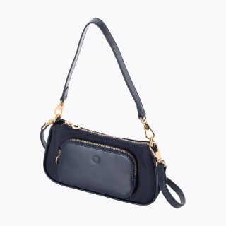 O bag Fusion нейлон Темно-синя