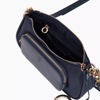 O bag Fusion нейлон Темно-синя