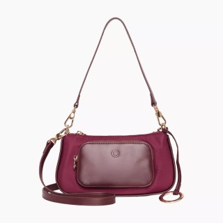 O bag Fusion нейлон Бордо