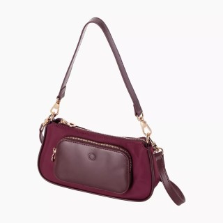 O bag Fusion нейлон Бордо