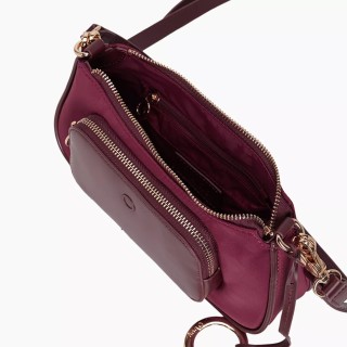 O bag Fusion нейлон Бордо