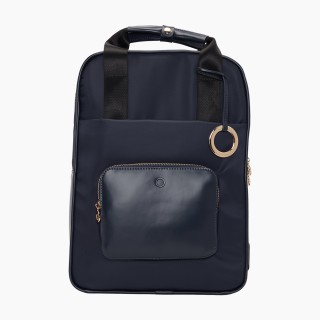 Рюкзак O bag Neon нейлон Темно-синій