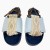Накладка на O shoes із зав'язками Блакитна