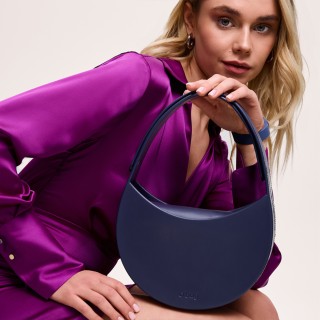 O bag Venice Темно-синя