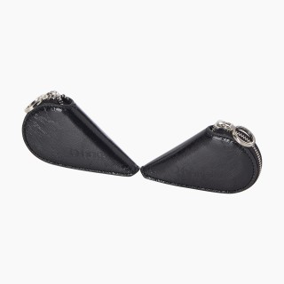 Монетниця Caroline PU металік Чорна