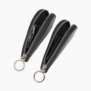 Монетниця Caroline PU металік Чорна