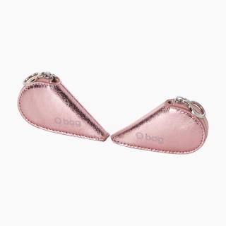 Монетниця Caroline PU металік Фуксія