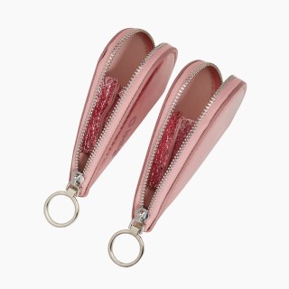 Монетниця Caroline PU металік Фуксія