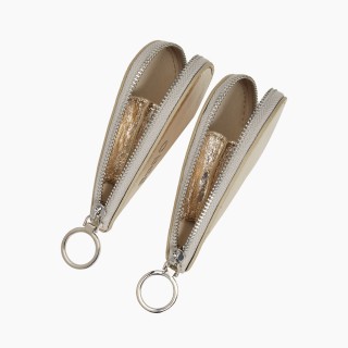 Монетниця Caroline PU металік Перлинна