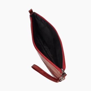 Косметичка PU металік Бордо