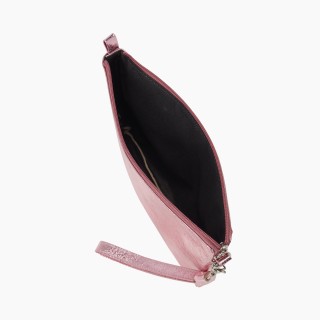 Косметичка PU металік Фуксія