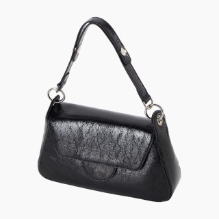 O bag Paris PU металік Чорна