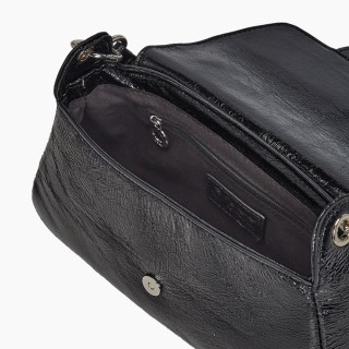 O bag Paris PU металік Чорна