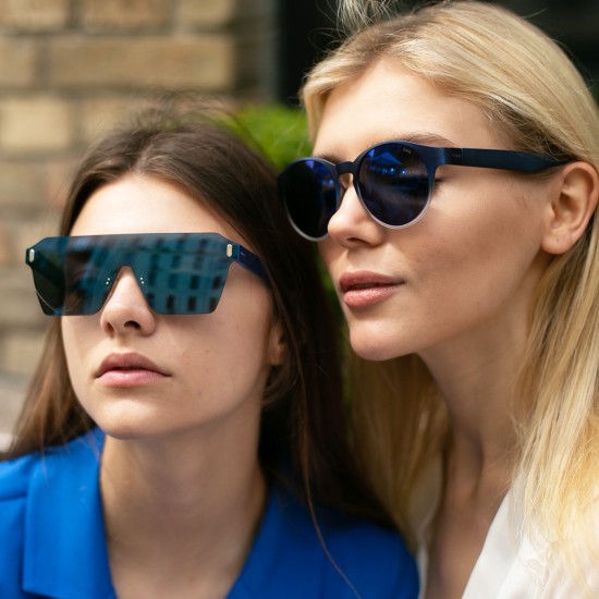 Дужки O sun сатин металік Темно-синій