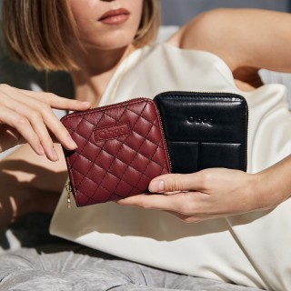 Гаманець O wally half наппа 3D Чорний