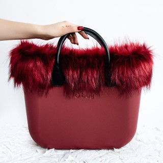Манжет O bag classic єнот Бордо