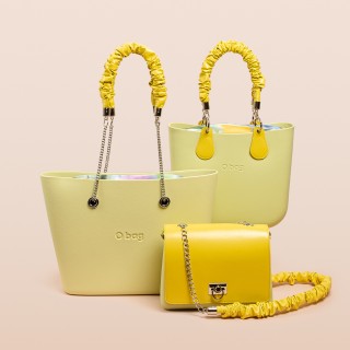 Ланцюг з рюшами наппа Світло-зелений