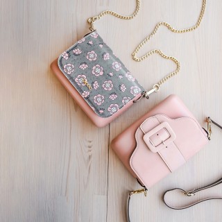 Ланцюжок без кліпс з карабіном метал Золото