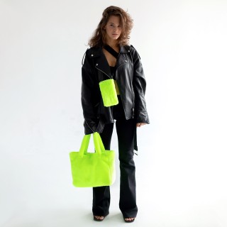 O bag Sac екохутро Лайм флуо