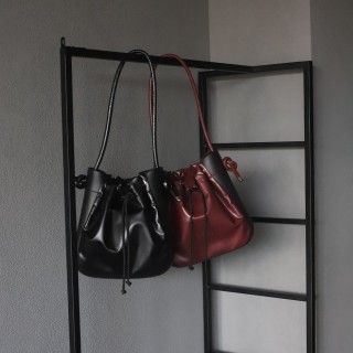 Жіноча сумка O bag Chill наппа Бордо, графіт