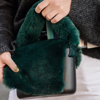 Мікроручка із кліпсами кролик рекс Зелений ліс