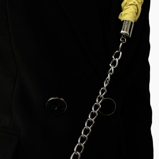 Ланцюг з рюшами наппа Світло-зелений