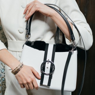 Набір мікроручка з ремінцем з кліпсами класичний Чорний