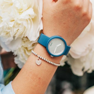 Циферблат O clock Pave срібло