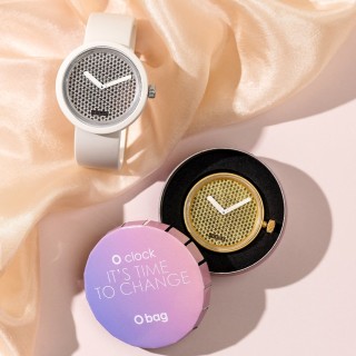 O clock | ремінець океан, циферблат Pave золото