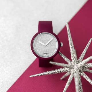 O clock | ремінець океан, циферблат Glimmer срібло