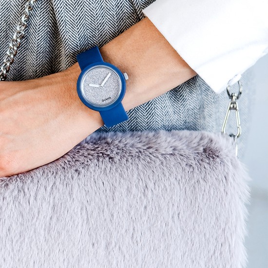 O clock | ремінець океан, циферблат Glimmer срібло