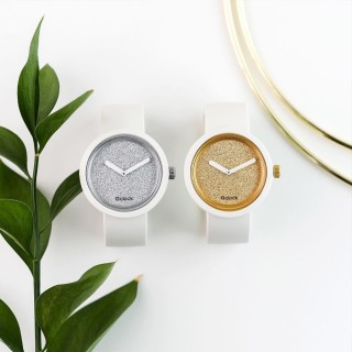 Циферблат O clock Glimmer срібло