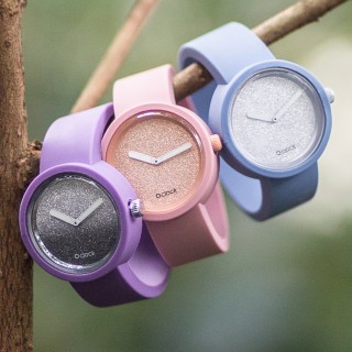 O clock | ремінець океан, циферблат Glimmer рожевий крем