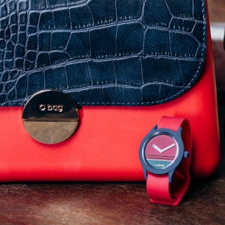 Циферблат O clock Royal Ascot lines Темно-синій