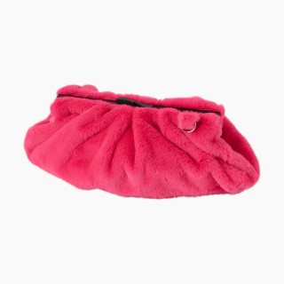 Корпус O bag Puffy екохутро Фуксія флуо