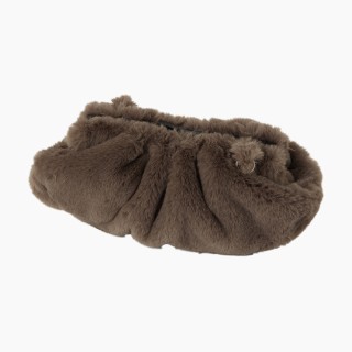 Корпус O bag Puffy екохутро Бежево-сірий