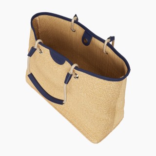 O bag Miami рафія Темно-синя